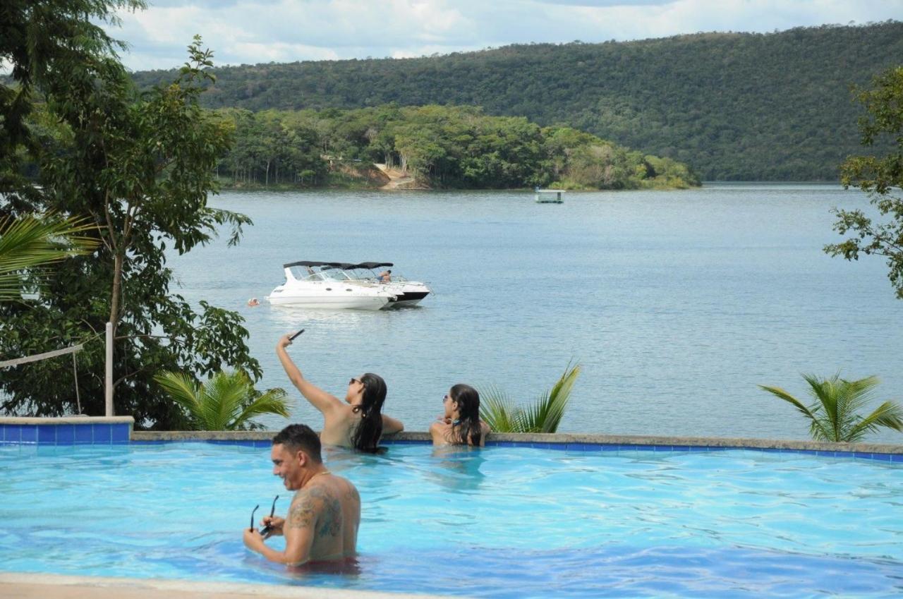Aldeia Do Lago Caldas Novas Lindo Apt Com Cozinha Mobilia Nova Pode Levar Bebidas Na Area Das Piscinas Bagian luar foto